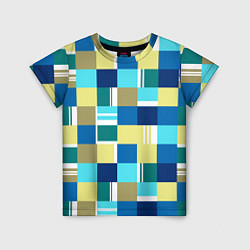 Детская футболка Ретро квадраты