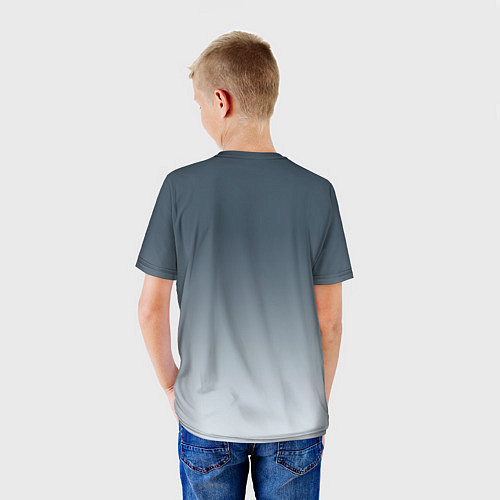 Детская футболка Крутая чувиха в маске - киберпанк / 3D-принт – фото 4