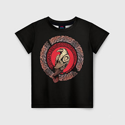 Детская футболка Тату скандинавский орел - кельтская плетенка