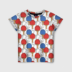 Детская футболка Настольный теннис - ракетки