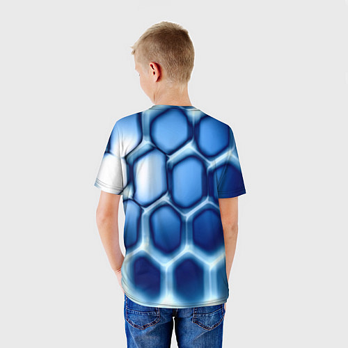 Детская футболка Bmw carbon sport auto brend / 3D-принт – фото 4