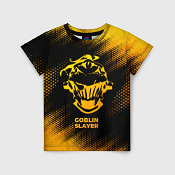Детская футболка Goblin Slayer - gold gradient