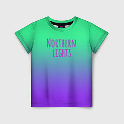 Детская футболка Northern lights gradient