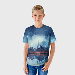 Футболка детская Хрустальный город, цвет: 3D-принт — фото 2