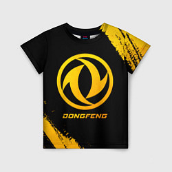 Детская футболка Dongfeng - gold gradient