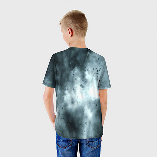 Детская футболка Bmw смок текстура / 3D-принт – фото 4