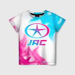 Детская футболка JAC neon gradient style