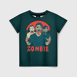 Футболка детская Zombie - день мертвеца, цвет: 3D-принт