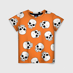 Детская футболка Черепки для хэллоуина