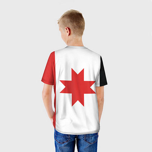 Детская футболка Флаг Удмуртии / 3D-принт – фото 4