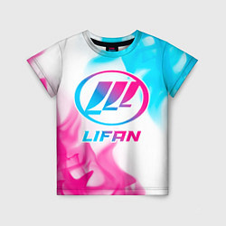 Детская футболка Lifan neon gradient style