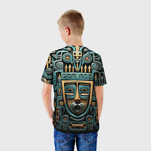 Детская футболка Рисунок в египетском стиле / 3D-принт – фото 4