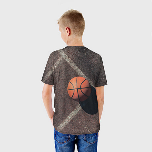 Детская футболка Мяч баскетбольный / 3D-принт – фото 4