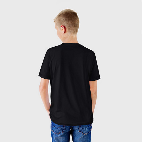 Детская футболка Хочешь быть сильным качайся - лиса на качелях / 3D-принт – фото 4