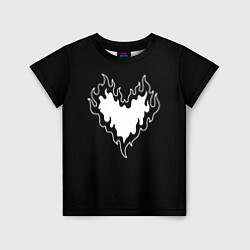 Детская футболка Burning heart