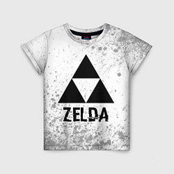 Детская футболка Zelda glitch на светлом фоне