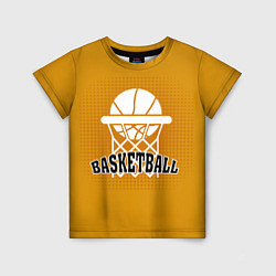 Детская футболка Basketball - кольцо и мяч