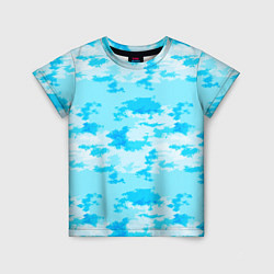Детская футболка Абстракция стилизованное небо