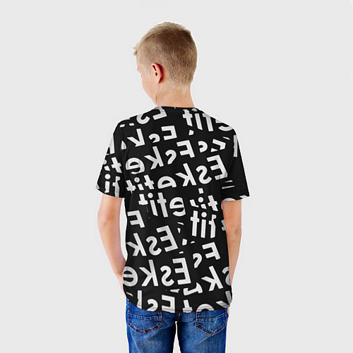 Детская футболка Esskeetit rap / 3D-принт – фото 4
