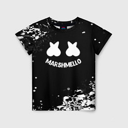 Футболка детская Marshmello splash, цвет: 3D-принт