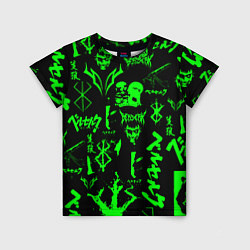 Детская футболка Berserk neon green