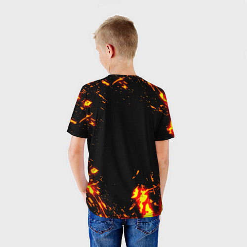 Детская футболка Doom огненный марс / 3D-принт – фото 4