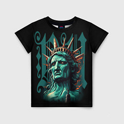 Детская футболка Статуя свободы в New York США