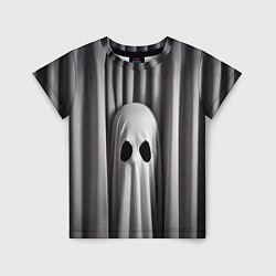Детская футболка Серые шторы и призрак