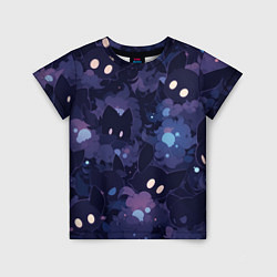 Детская футболка Фиолетовые котики