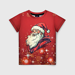 Детская футболка Улыбчивый Санта