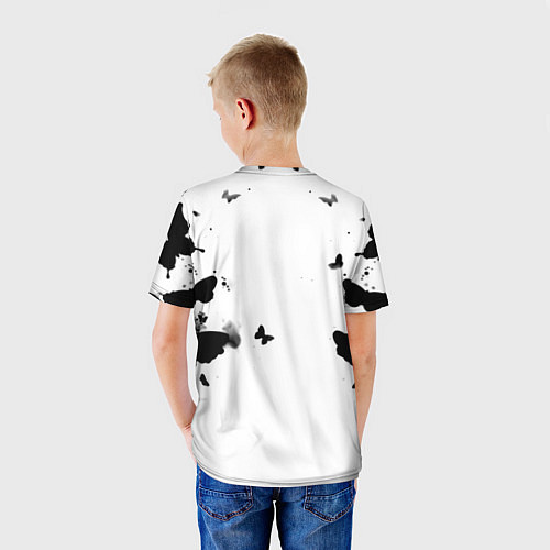 Детская футболка 30 Second to mars buterfly / 3D-принт – фото 4