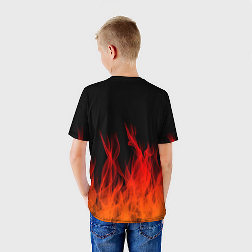 Детская футболка Stalker 2 flame / 3D-принт – фото 4