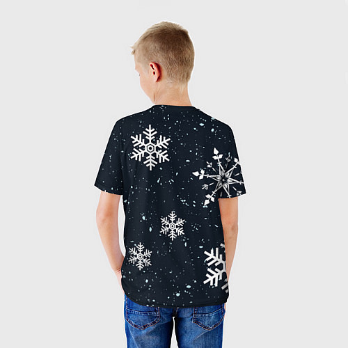Детская футболка Снежная радость / 3D-принт – фото 4