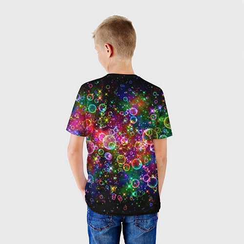 Детская футболка Мыльные пузырики / 3D-принт – фото 4