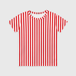 Детская футболка Красная полоса