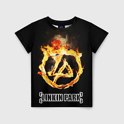 Детская футболка Linkin Park - fire logo