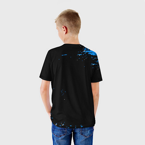 Детская футболка Half Life краски / 3D-принт – фото 4