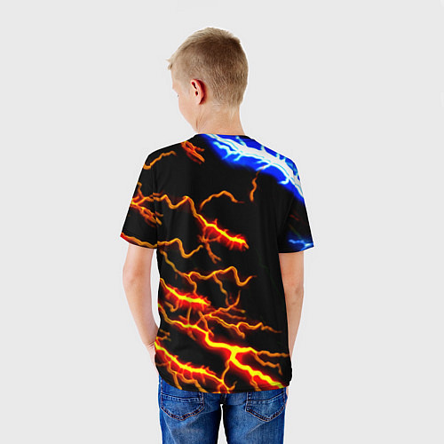 Детская футболка Half Life молнии шторм / 3D-принт – фото 4
