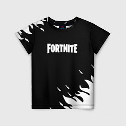 Детская футболка Fortnite fire flame