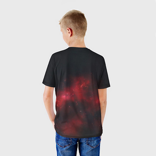 Детская футболка Киборг с красной звездой / 3D-принт – фото 4