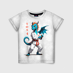 Детская футболка Дракон на спорте 2024
