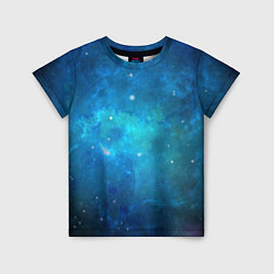 Детская футболка Голубой космос