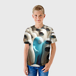 Футболка детская Among us - ai art - video game, цвет: 3D-принт — фото 2