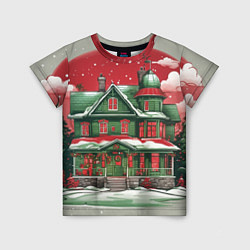 Детская футболка Рождественский дом