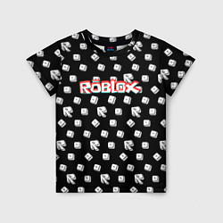 Детская футболка Roblox pattern game