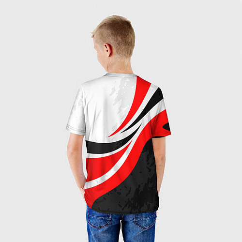 Детская футболка Evo racer mitsubishi - uniform / 3D-принт – фото 4