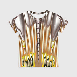 Детская футболка Абстрактный рисунок по мотивам крыла бабочки