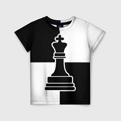 Детская футболка Шахматы - ферзь