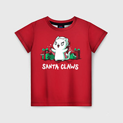 Детская футболка Santa claws