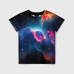 Детская футболка Арт яркий космос